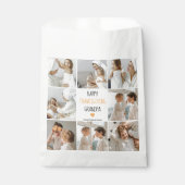 コラージュモダンフォトハッピー感謝祭おじいちゃん フェイバーバッグ (正面)