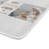 コラージュモダンフォトハッピー感謝祭おばあちゃん カッティングボード (角)