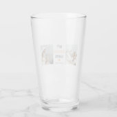 コラージュモダンフォトハッピー感謝祭おばあちゃん タンブラーグラス (裏面)