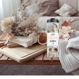 コラージュモダンフォトハッピー感謝祭おばあちゃん タンブラー