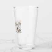 コラージュモダンフォトピンクハッピーマザーズ・デイ タンブラーグラス (左)