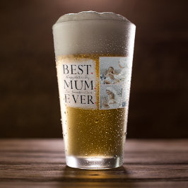 コラージュモダンフォトピンクハッピーマザーズ・デイ タンブラーグラス