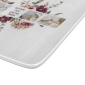 コラージュモダンフォトフラワーフレーム最高のママギフト カッティングボード (角)