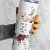 コラージュモダンフォトフラワーフレーム最高のママギフト タンブラー