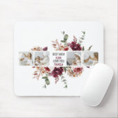 コラージュモダンフォトフラワーフレーム最高のママギフト マウスパッド (マウス)