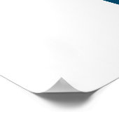 コラージュモダンフォトブルー最高のハビーエバーギフト ポスター (角)