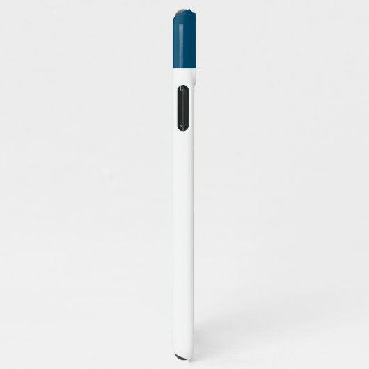 コラージュモダンフォトブルー最高のハビーエバーギフト iPhoneケース (右側)