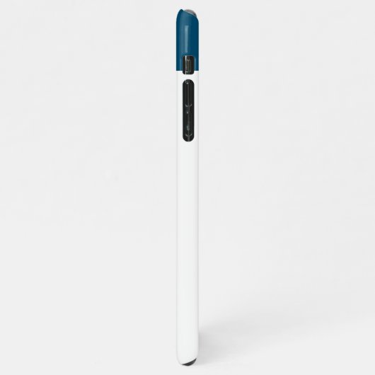 コラージュモダンフォトブルー最高のハビーエバーギフト iPhoneケース (左側)