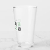 コラージュモダンフォトミントハビー最高のギフト タンブラーグラス (左)