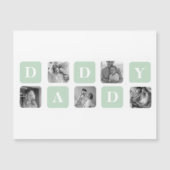 コラージュモダンフォトミント&ハッピーファーズデイギフト (正面)