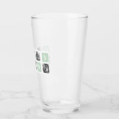 コラージュモダンフォトミント&ハッピーファーズデイギフト タンブラーグラス (左)