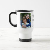 コラージュモダンフォトラブユーおばあちゃん最高の トラベルマグ (左)