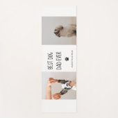 コラージュモダンフォト最高のパパドッグエバー ヨガマット (正面)