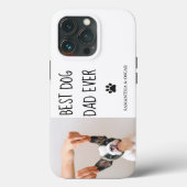 コラージュモダンフォト最高のパパドッグエバー Case-Mate iPhoneケース (裏面)
