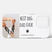 コラージュモダンフォト最高のパパドッグエバー Case-Mate iPhoneケース (裏面 (横))