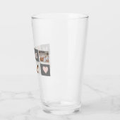 コラージュモダンフォト最高のモマピンクとグレーのギフト タンブラーグラス (左)