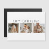 コラージュモダンフォト&ハッピーファーザーズの日のギフ最高のト (正面/裏面)