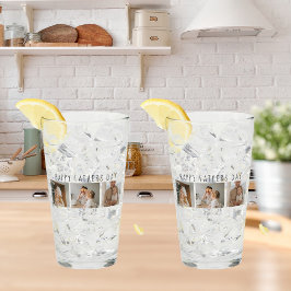 コラージュモダンフォト&ハッピーファーザーズの日のギフ最高のト タンブラーグラス