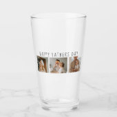コラージュモダンフォト&ハッピーファーザーズの日のギフ最高のト タンブラーグラス (正面)
