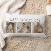 コラージュモダンフォト&ハッピーファーザーズの日のギフ最高のト ランバークッション (ブランケット)