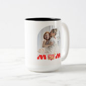 コラージュモダンフォト&ハッピーマザーズのデイギフトコフ ツートーンマグカップ (正面右)