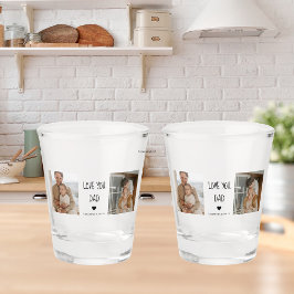 コラージュモダンフォト&ラブユーパパギフト ショットグラス