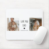 コラージュモダンフォト&ラブユーパパギフト マウスパッド (マウス)