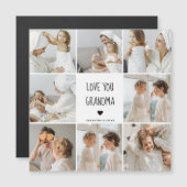 コラージュモダン写真おばあちゃんギフト愛最高の愛 (正面/裏面)