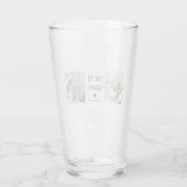 コラージュモダン写真おばあちゃんギフト愛最高の愛 タンブラーグラス (裏面)