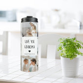 コラージュモダン写真おばあちゃんギフト愛最高の愛 タンブラー