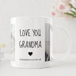 コラージュモダン写真おばあちゃんギフト愛最高の愛 マグカップ<br><div class="desc">あなたのモダンおばあちゃんのコラージュ写真は、彼女がどれほど愛し、彼女を感謝しているかを示すために完璧な贈り物になることができる。このユニーク思いやりある贈り物は素晴らし、あなたの特別な思い出を一緒に保存し、彼女の家で表示できる美しい芸術作品を作成する方法である。コラージュを作成するには、あなたのお気に入りのあなたの写真の一部を収集し、写真編集ソフトウェアまたはアプリを使用してクリエイティブと目を引く方法でそれらを配置する。また、彼女に対する愛と感謝の文字表現や引用文を追加することができる。</div>