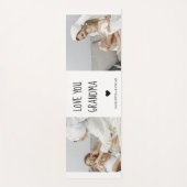 コラージュモダン写真おばあちゃんギフト愛最高の愛 ヨガマット (正面)