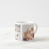 コラージュモダン写真とカラフル最高のMum Ever Gift エスプレッソカップ (正面右)