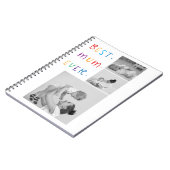 コラージュモダン写真とカラフル最高のMum Ever Gift ノートブック (左側)