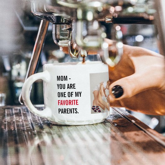 コラージュモダン写真とハッピーマザーズのデイギフト エスプレッソカップ