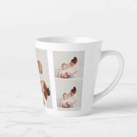 コラージュモダン写真とハッピーマザーズのデイギフト カフェラテマグ (右)