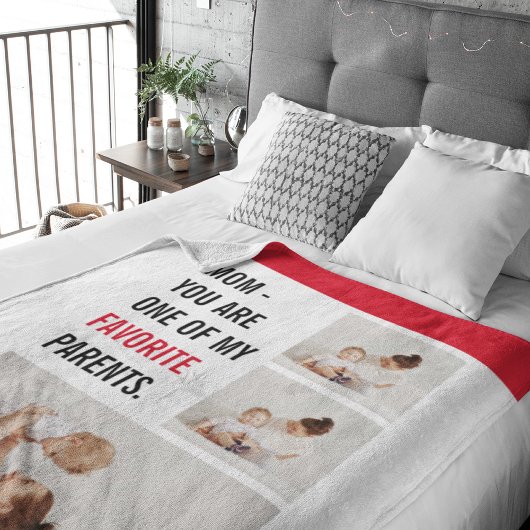 コラージュモダン写真とハッピーマザーズのデイギフト シェルパブランケット