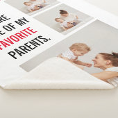 コラージュモダン写真とハッピーマザーズのデイギフト シェルパブランケット (3/4)