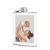 コラージュモダン写真とハッピーマザーズのデイギフト フラスク (左)