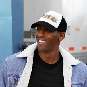 コラージュモダン写真とハッピー・サンクスギビング キャップ