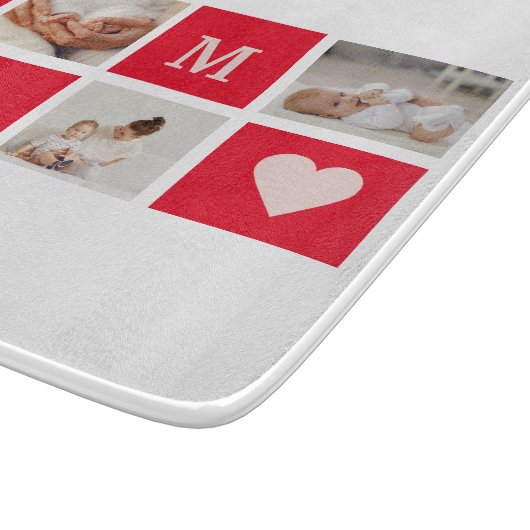 コラージュモダン写真とマ最高のマ・エバーギフト カッティングボード (角)