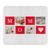 コラージュモダン写真とマ最高のマ・エバーギフト カッティングボード (正面)