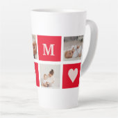 コラージュモダン写真とマ最高のマ・エバーギフト カフェラテマグ (右アングル)