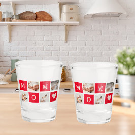 コラージュモダン写真とマ最高のマ・エバーギフト ショットグラス