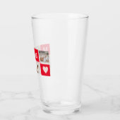 コラージュモダン写真とマ最高のマ・エバーギフト タンブラーグラス (左)