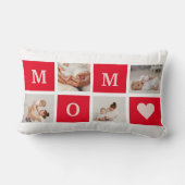 コラージュモダン写真とマ最高のマ・エバーギフト ランバークッション (裏面)