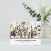 コラージュモダン写真と年賀状 シーズンポストカード (スタンド正面)