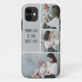 コラージュモダン写真と文字iPhoneケース Case-Mate iPhoneケース (裏面)