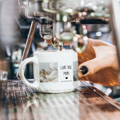 コラージュモダン写真を愛するママのギフト最高のプレゼント エスプレッソカップ