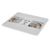 コラージュモダン写真を愛するママのギフト最高のプレゼント カッティングボード (角)